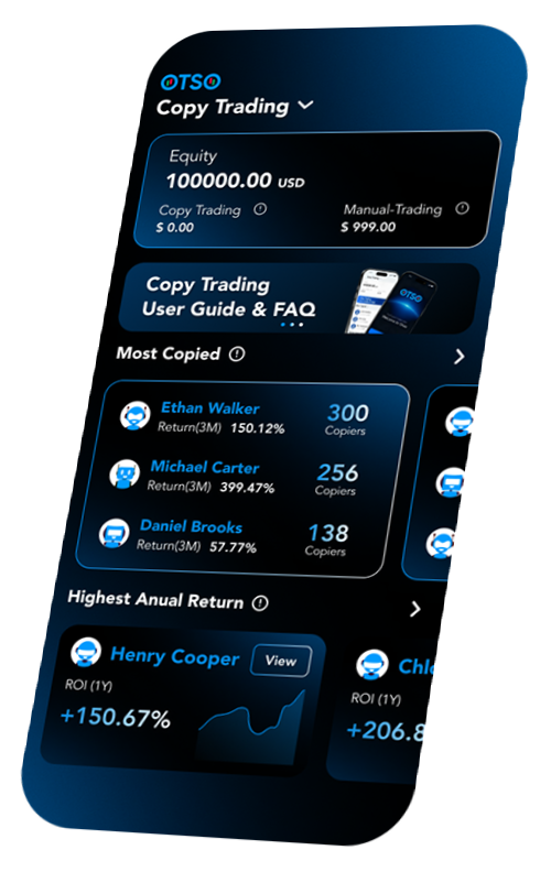 Copy Trading Screen